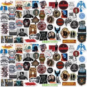 Supernatural Officially Licensed Deluxe Vinyl Stickers Variety Pack - Set of 100