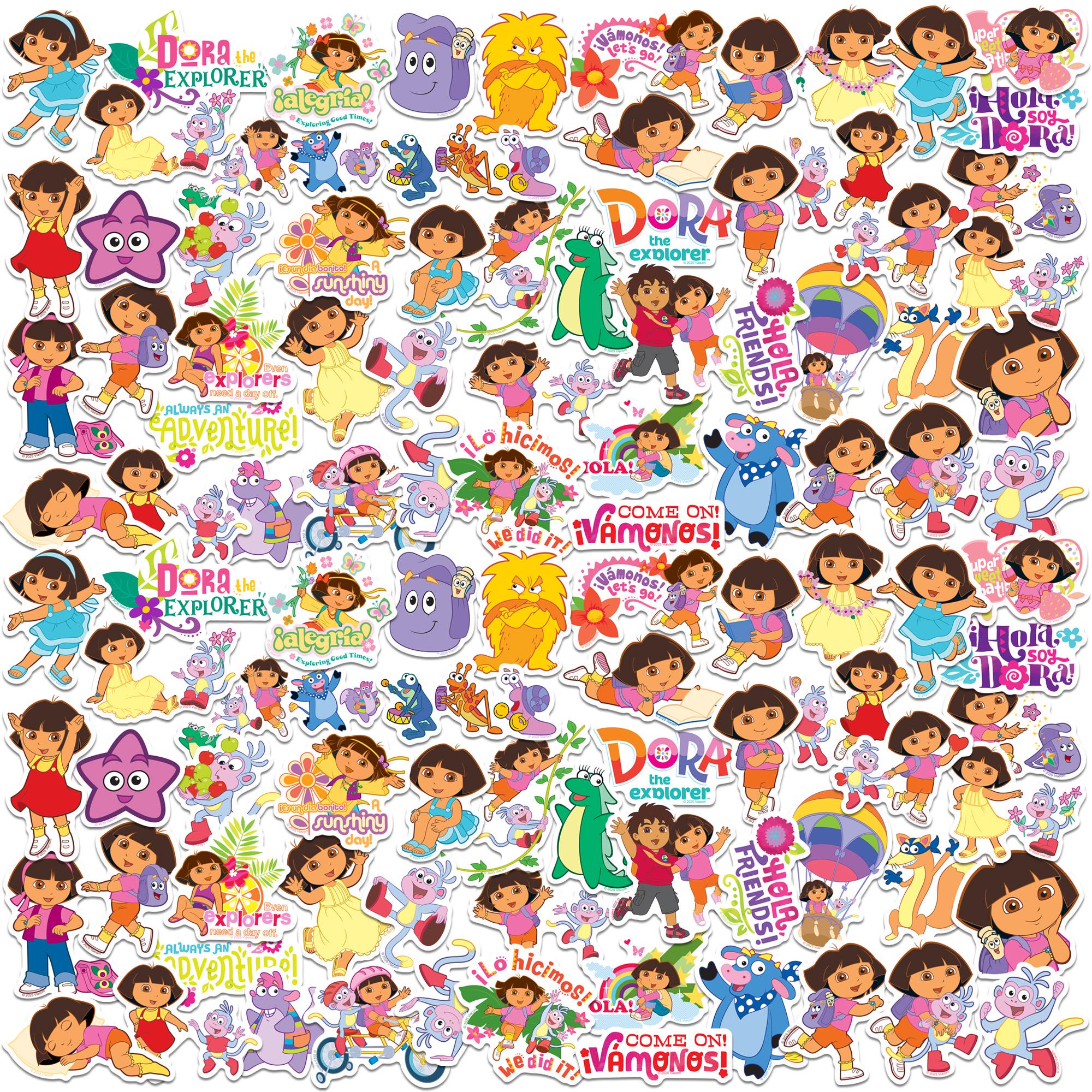 Dora the Explorer Officially Licensed Deluxe Vinyl Stickers Variety ...