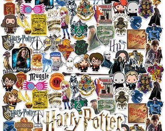 Harry Potter Officially Licensed Chibi Deluxe Vinyl Stickers Variety Pack - Set of 100