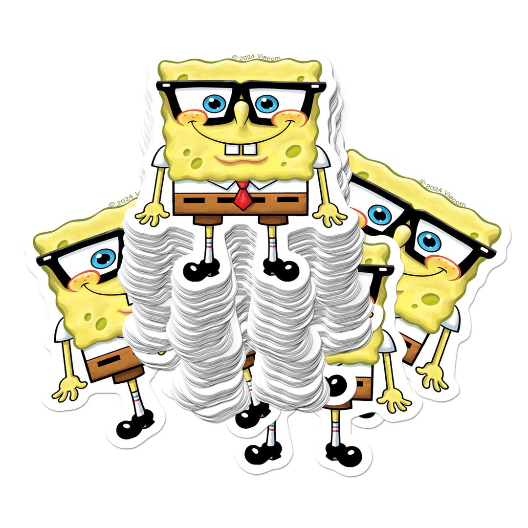 Spongebob Squarepants Officially Licensed Deluxe Vinyl Stickers Variety ...
