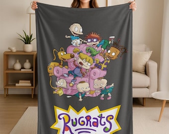 Rugrats Chair Officially Licensed SilkyTouch Blanket 36x58 Inches