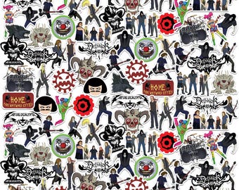 Metalocalypse Officially Licensed Deluxe Vinyl Stickers Variety Pack - Set of 100