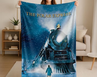 Polar Express Poster Welcome Officially Licensed SilkyTouch Blanket 36x58 Inches