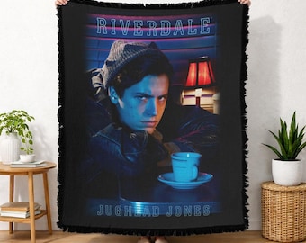 Manta tejida con licencia oficial de Riverdale Jughead Jones, 50x60 pulgadas