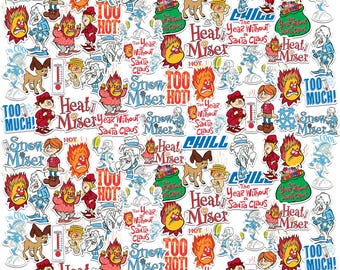 The Year without a Santa Claus Officially Licensed Deluxe Vinyl Stickers Variety Pack - Set of 100