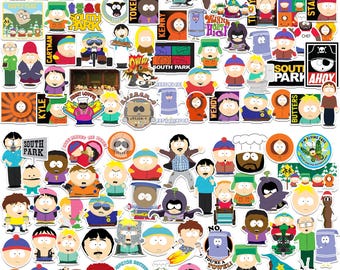 South Park Officially Licensed Deluxe Vinyl Stickers Variety Pack - Set of 100