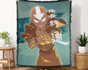 Avatar The Last Airbender And Anime Officially Licensed Woven Tapestry 50x60 Inches
