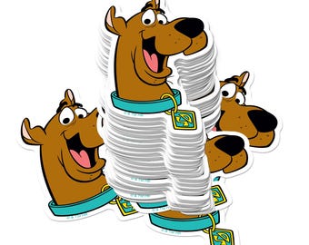 Scooby Doo! Officially Licensed Deluxe Vinyl Stickers Variety Pack - Set of 100
