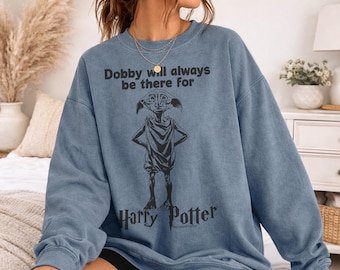 Harry Potter Always Be There Officially Licensed Adult Oversized Comfort Colors T-Shirt and Crewneck Sweatshirts