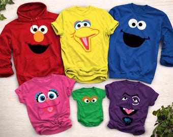 Sesame Street Family Matching Character Tees, Sweatshirts, Baby Snapsuits