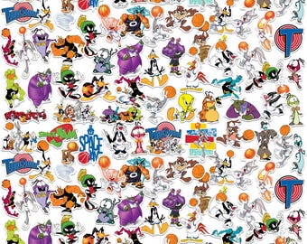 Space Jam Michael Jordan's Secret Stuff Sticker Book Landoll's