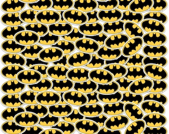 Batman Officially Licensed Deluxe Vinyl Stickers Variety Pack - Set of 100