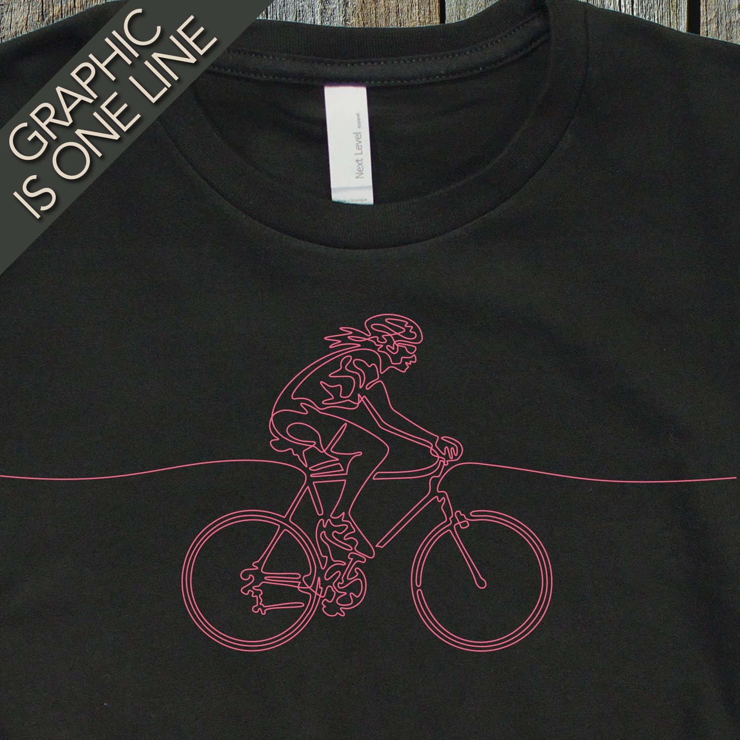 Woman's Cycling TShirt, Gift for Girl Cyclist, Ladies Cycling TShirt