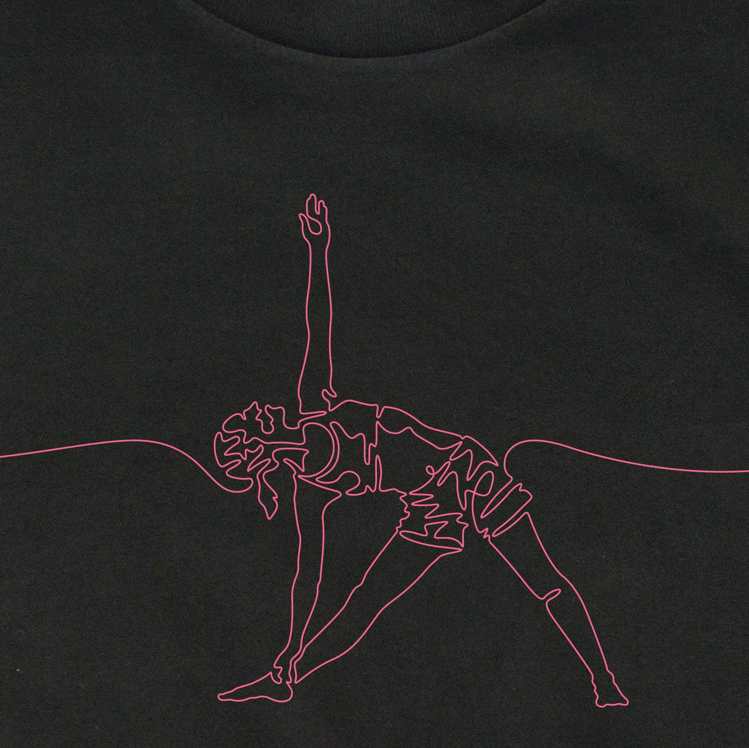 Womans Yoga Shirt, Womens Yoga TShirt, Cool Yoga Gift, Yoga Art, Yoga