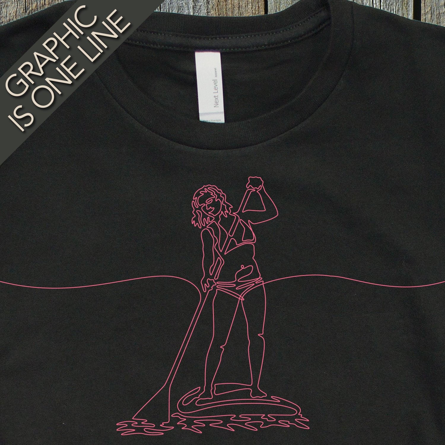 Woman's Paddle Boarding TShirt, Gift for Paddle Boarder, Girl's Paddle