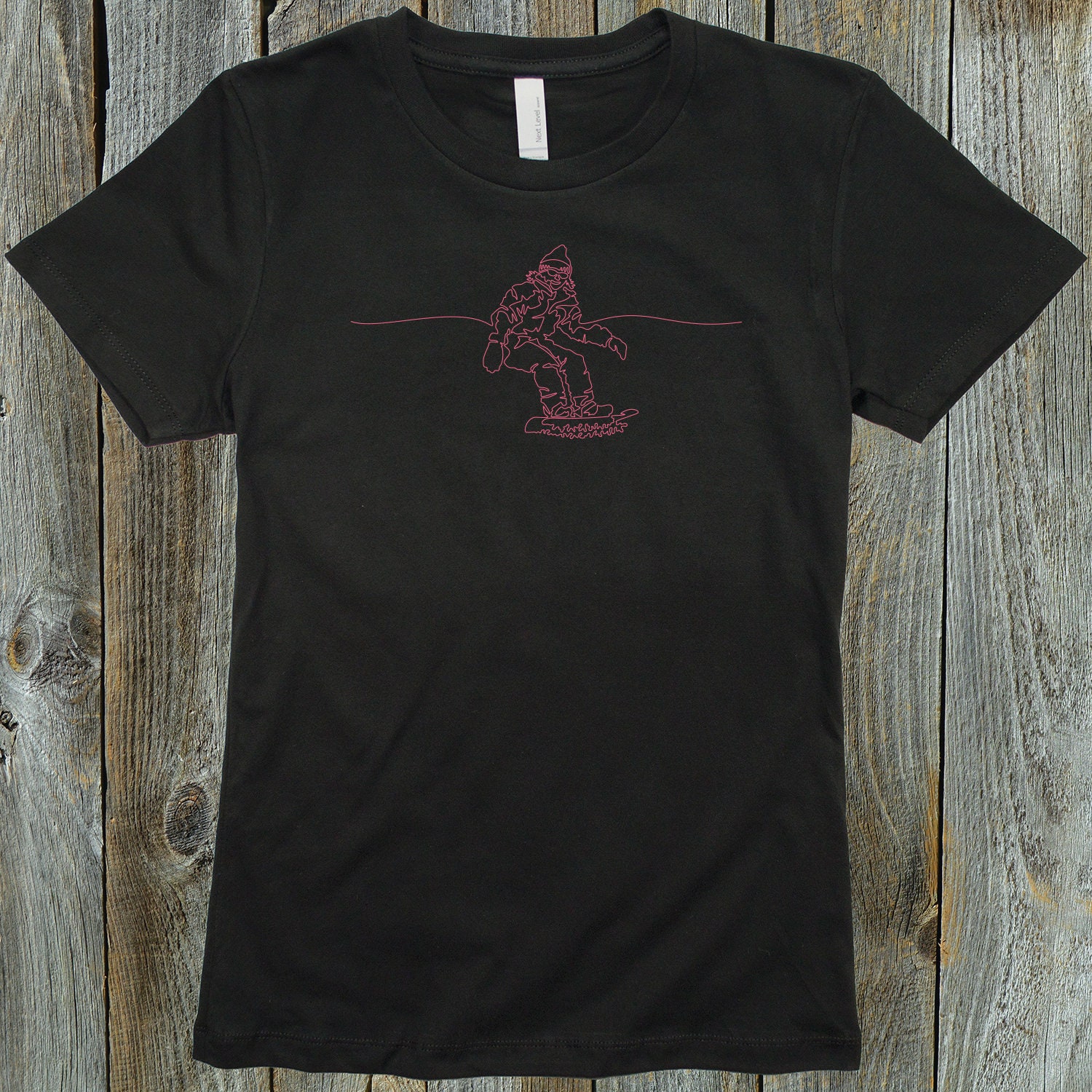 Woman's Snowboarding TShirt, Women's Snowboarding Tee, Girl's