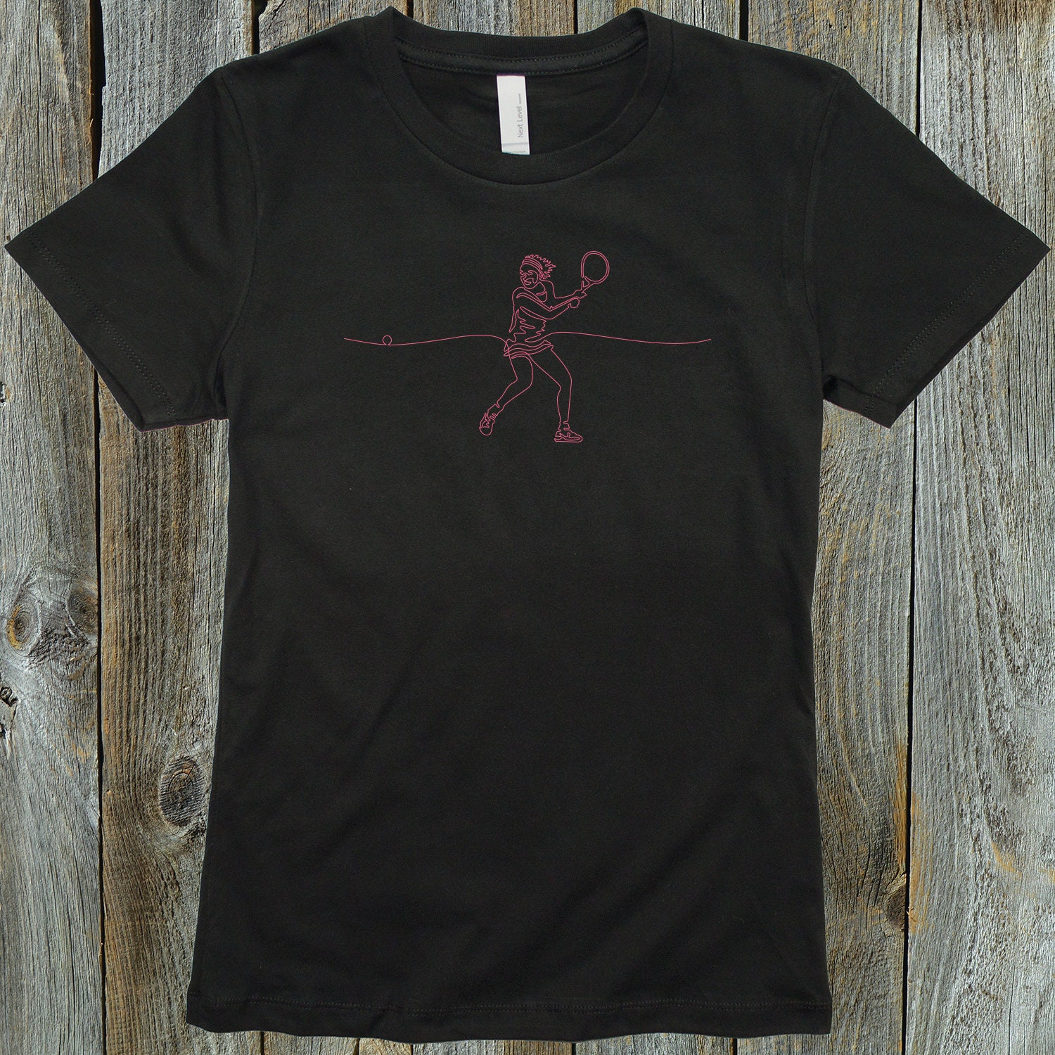 Woman's Tennis TShirt, Women's Tennis Tee, Gift for Lady Tennis Player