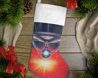 Star Trek USS Enterprise Holiday Christmas Stocking