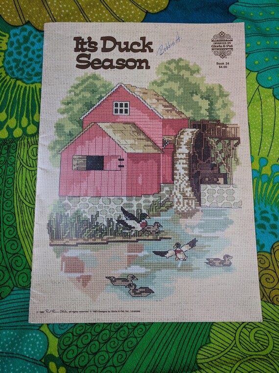 The Decoy Book counted ross stitch pattern book
