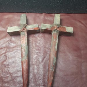 vampire cross stakes  wooden stakes Halloween prop