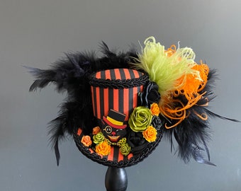 Mini top hat, Halloween mini hat, cat hat, Alice in wonderland, mad hatter hat, tea party hat, tea hat