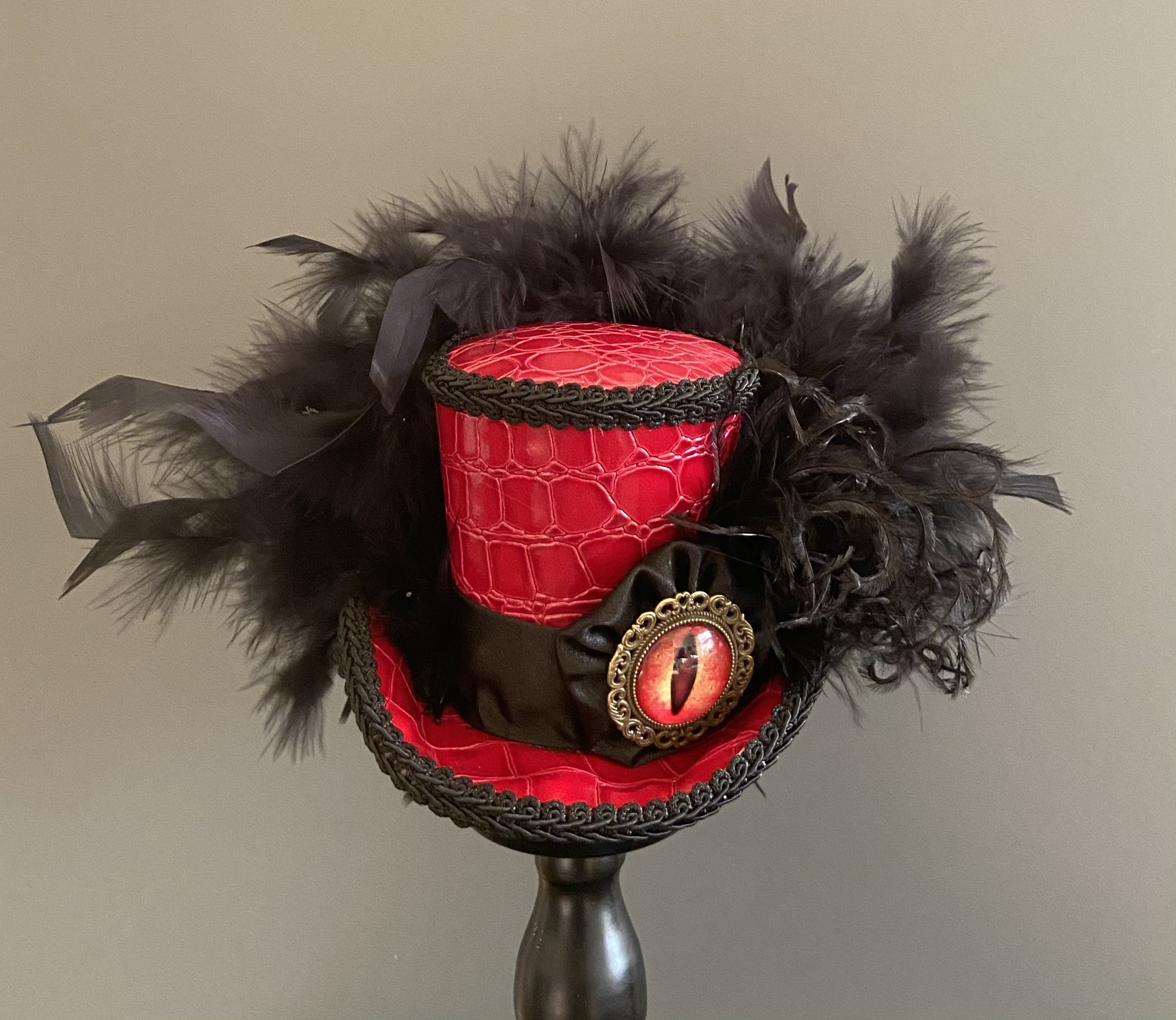 Mini Top Hat Steampunk Hat Snake Eyes 