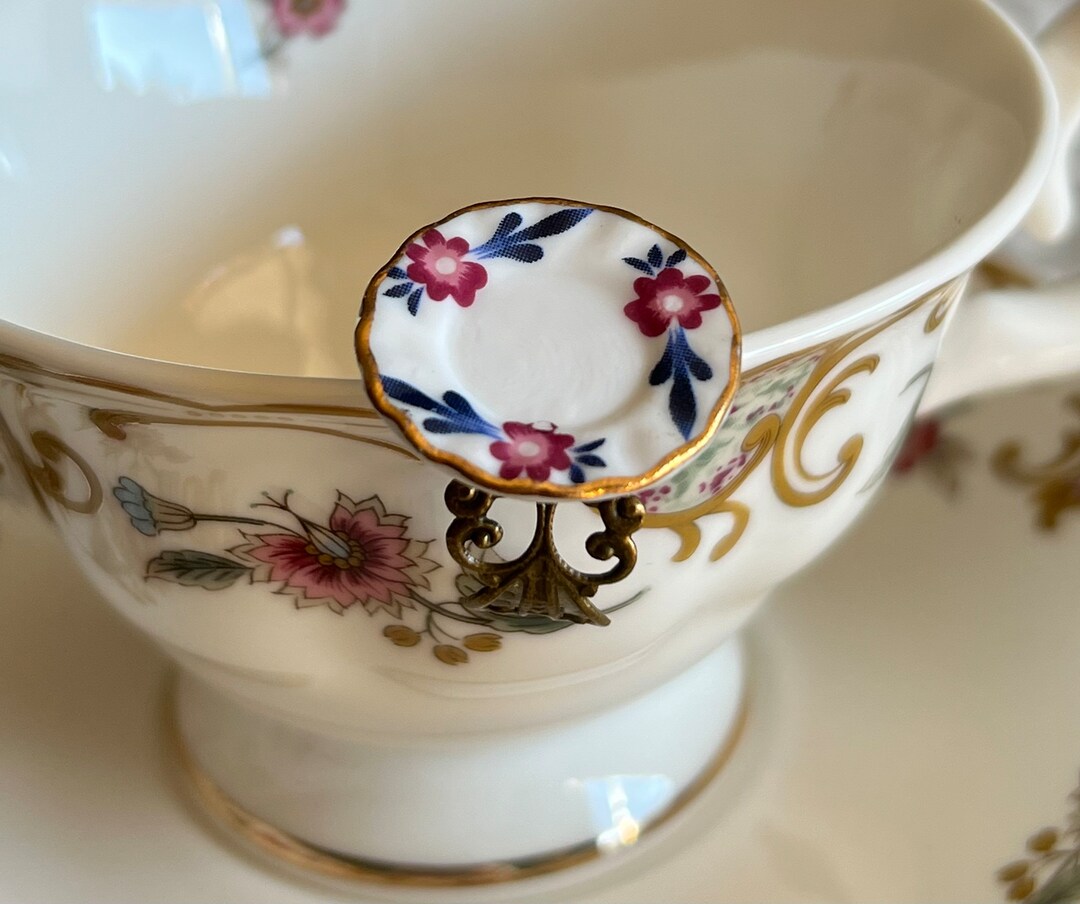 Tea Plate Ring, Tea Party Ring, Tea Set Ring, Alice in Wonderland Ring