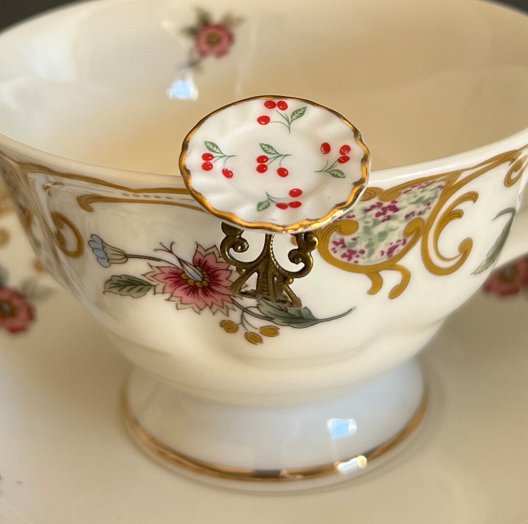 Tea Plate Ring, Tea Party Ring, Tea Set Ring, Alice in Wonderland Ring