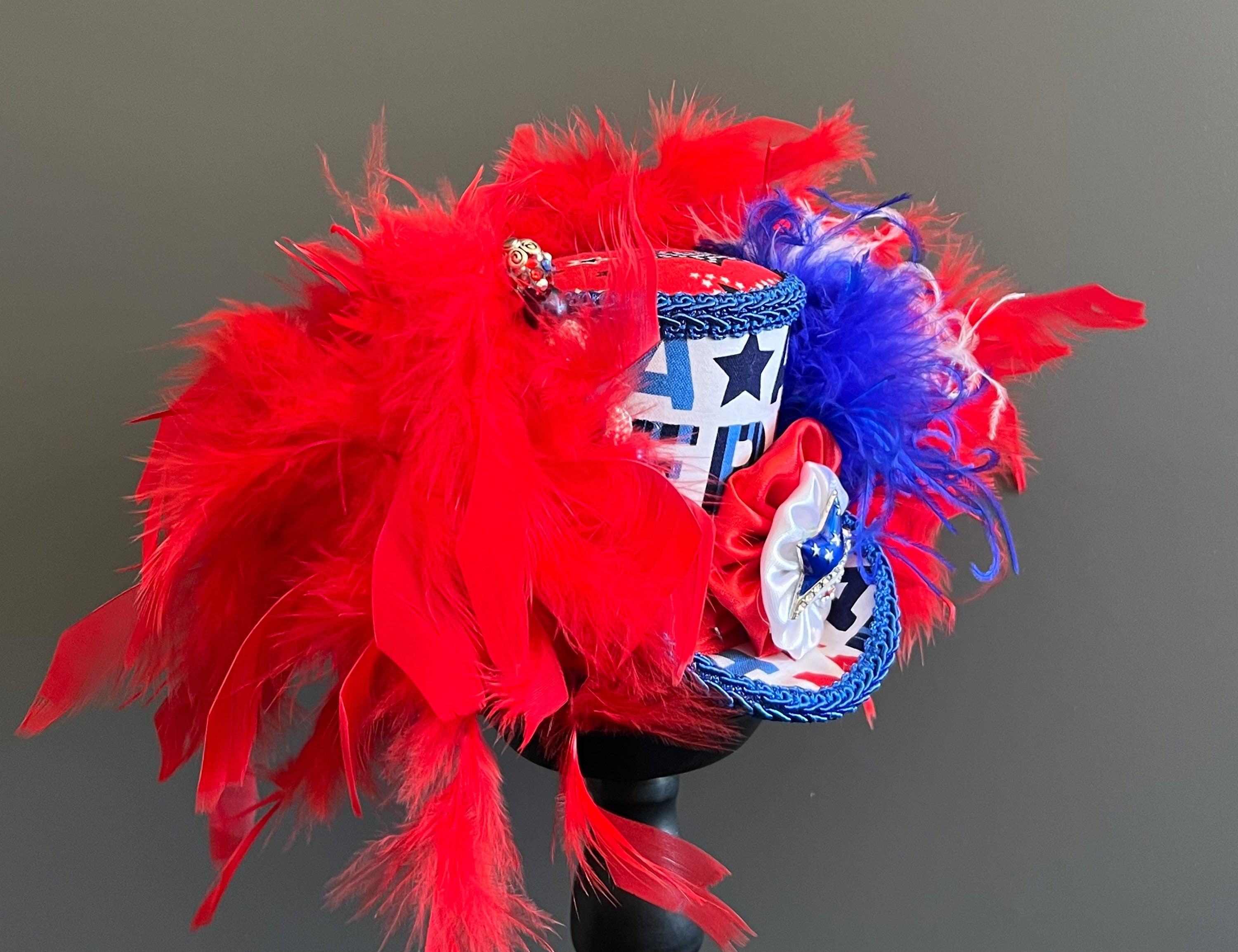 4th of July Mini Top Hat, July Parade Hat, Independence Day Hat ...