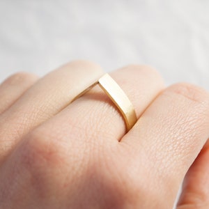 JUNO 1st drop ring available in 925 silver, copper or brass image 1