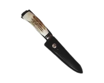Genuine Stag Horn Handled Gaucho Knife - Hand Crafted in Argentina!