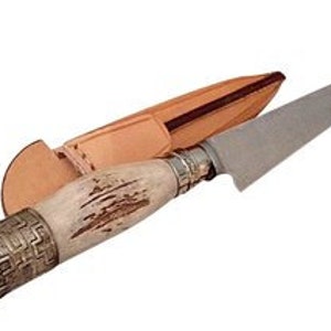 Handmade in Argentina Stag Horn & Alpaca Silver Gaucho Cuchillo Knife
