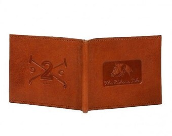 Argentine Leather Polo Player Wallet with Money Clip