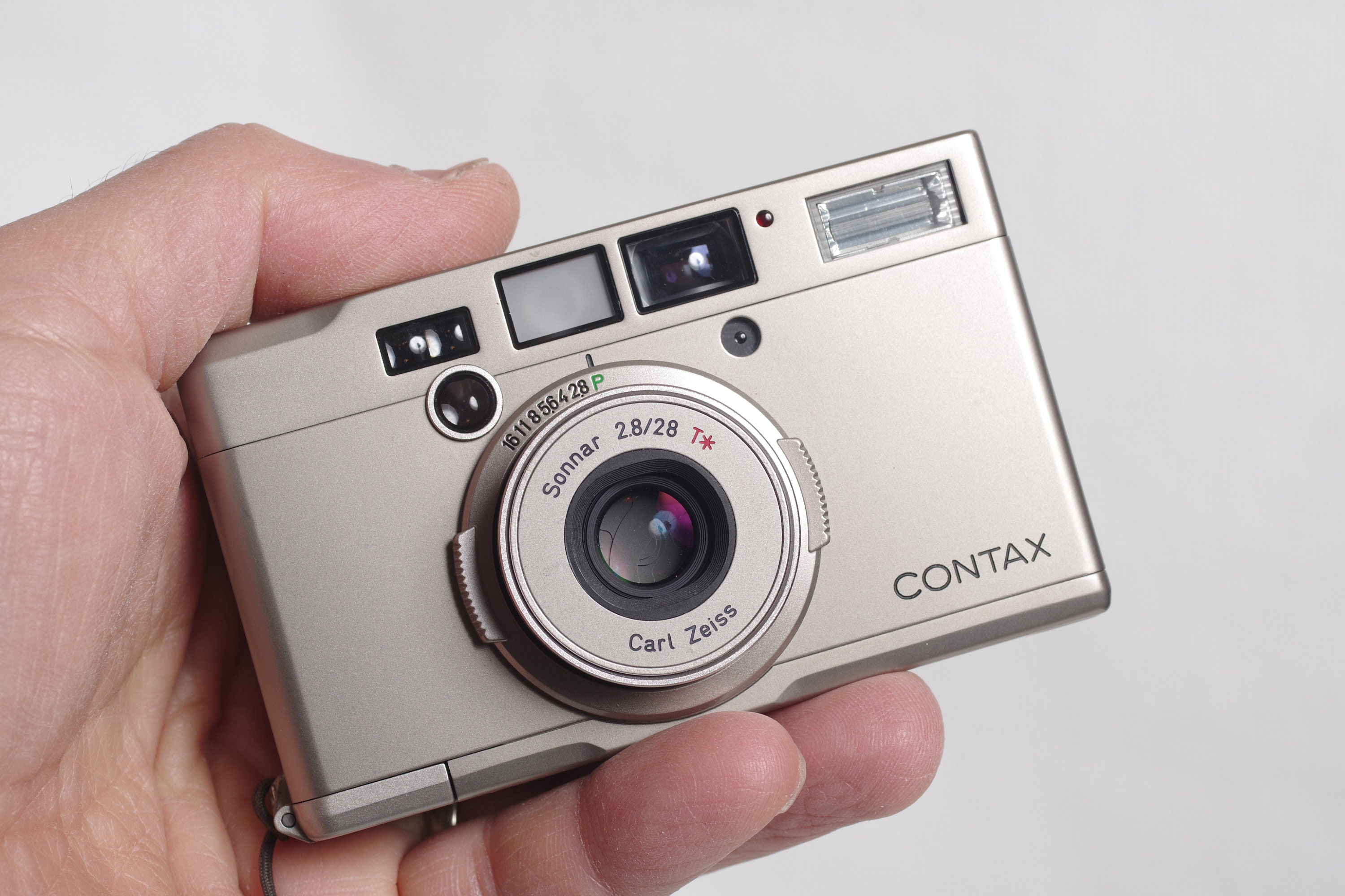 ○美品動作確認済み CONTAX T ix コンタックス コンパクトフィルム