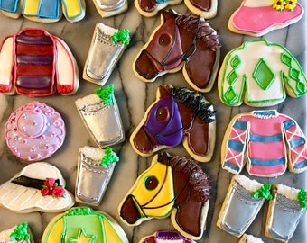 Kentucky Derby & Mint Julep Cookies