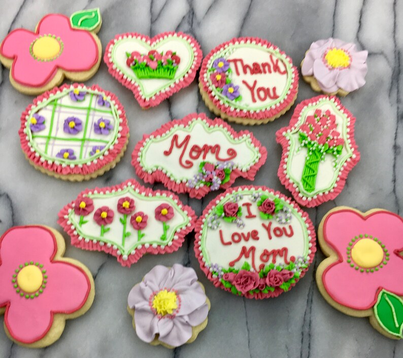 Mothers Day Decorated Cookies image 1