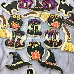 Haunted Trick or Treat Witch Halloween Cookies image 3