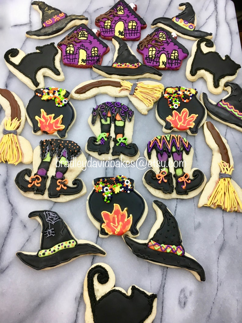 Haunted Trick or Treat Witch Halloween Cookies image 3