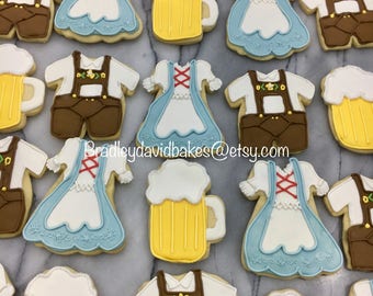 Octoberfest  & Beer Decorated Cookies