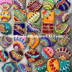 Henna- Mehndi-Hindu- Sangeet Party cookies