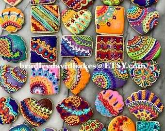 Henna- Mehndi-Hindu- Sangeet Party cookies