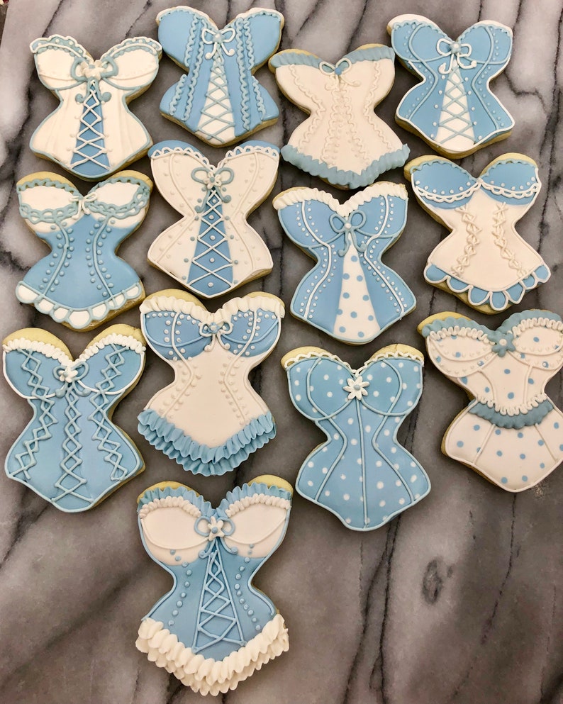 Bachlorette Wedding Shower Lingerie Cookies image 5
