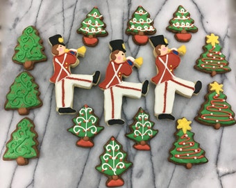 Toy Soldiers and Christmas Tree Cookies