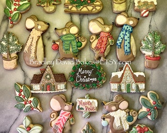 Christmas Mice & Friends Cookies