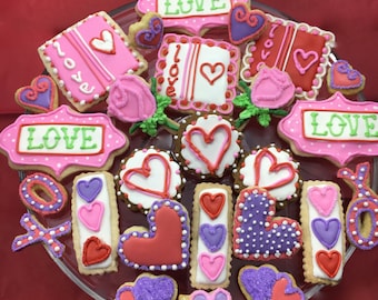 Love & Hearts Cookie Packages
