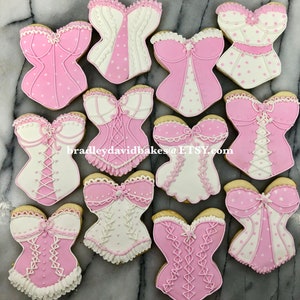 Bachlorette Wedding Shower Lingerie Cookies image 6