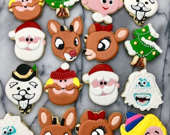 Reindeer and friends Christmas Cookies