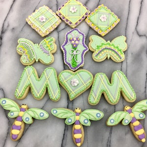 Mothers Day, Spring Dragon Fly Cookies