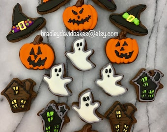 Mini Haunted halloween cookies