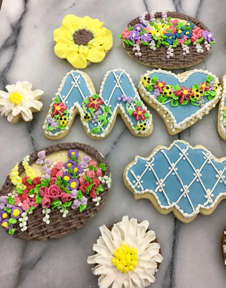 Mothers Day Flower Trellis Cookies image 4